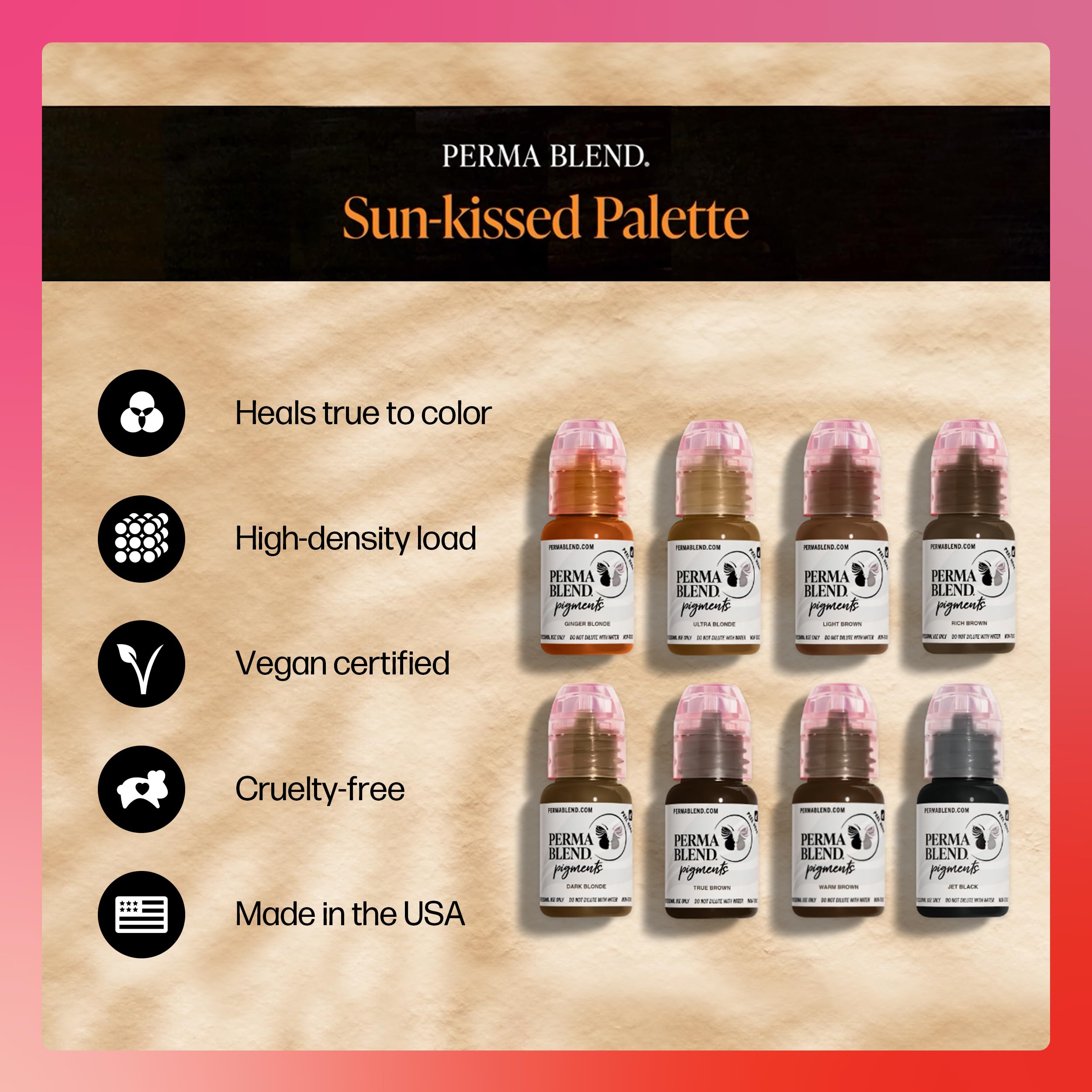 Amazon.com: Perma Blend Ginger Blonde Eyebrow Tattoo Ink Pigment